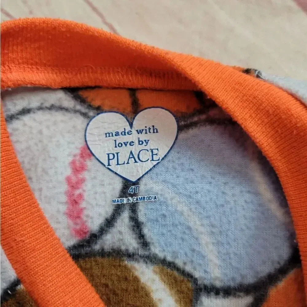 Children's Place sports footed pajama 4T